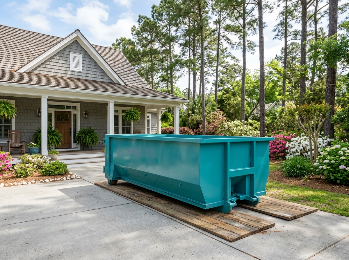 10-Yard Mountain Cleanout Container